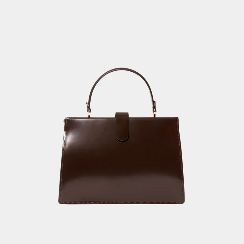 Le sac Elegant Brown Patent Leather 1