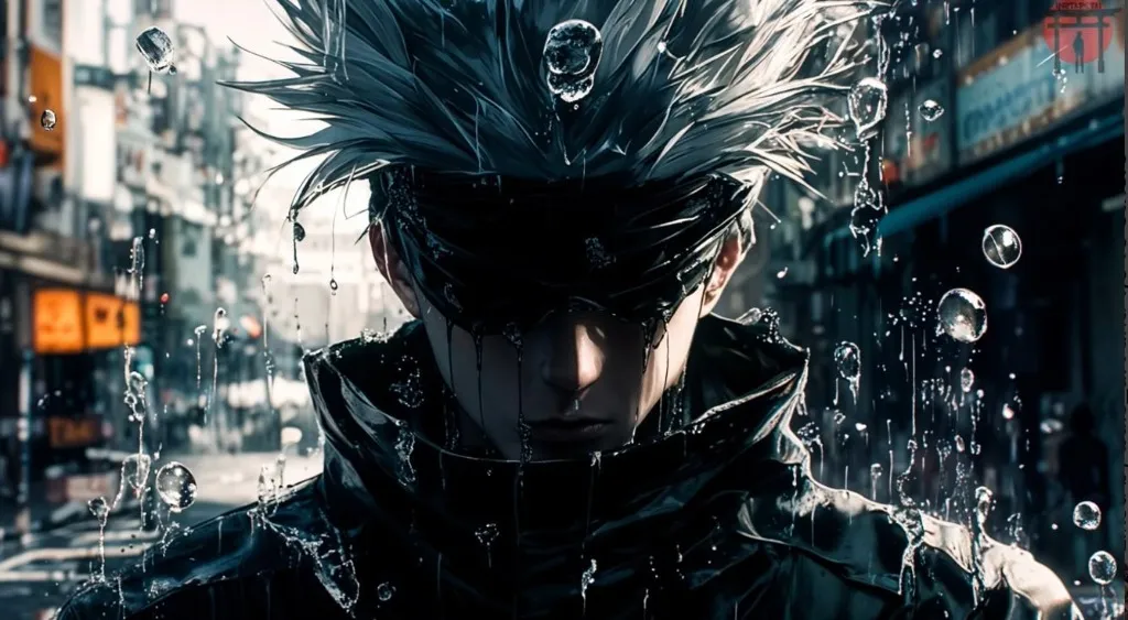 Jujutsu Kaisen: Satoru Gojo Limitless Six Eyes Canvas Art #7322 1