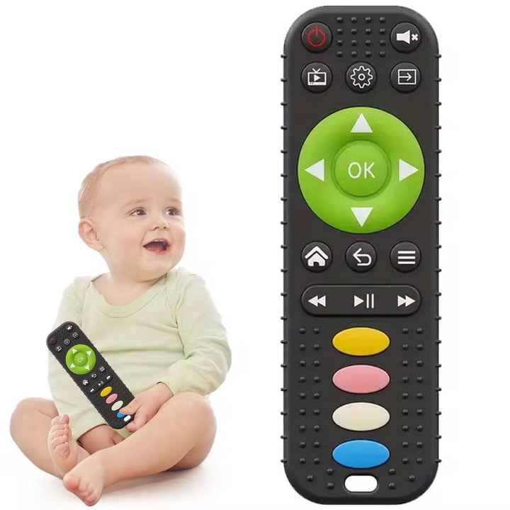 TV Remote Control Shape Teething Baby Toys 2