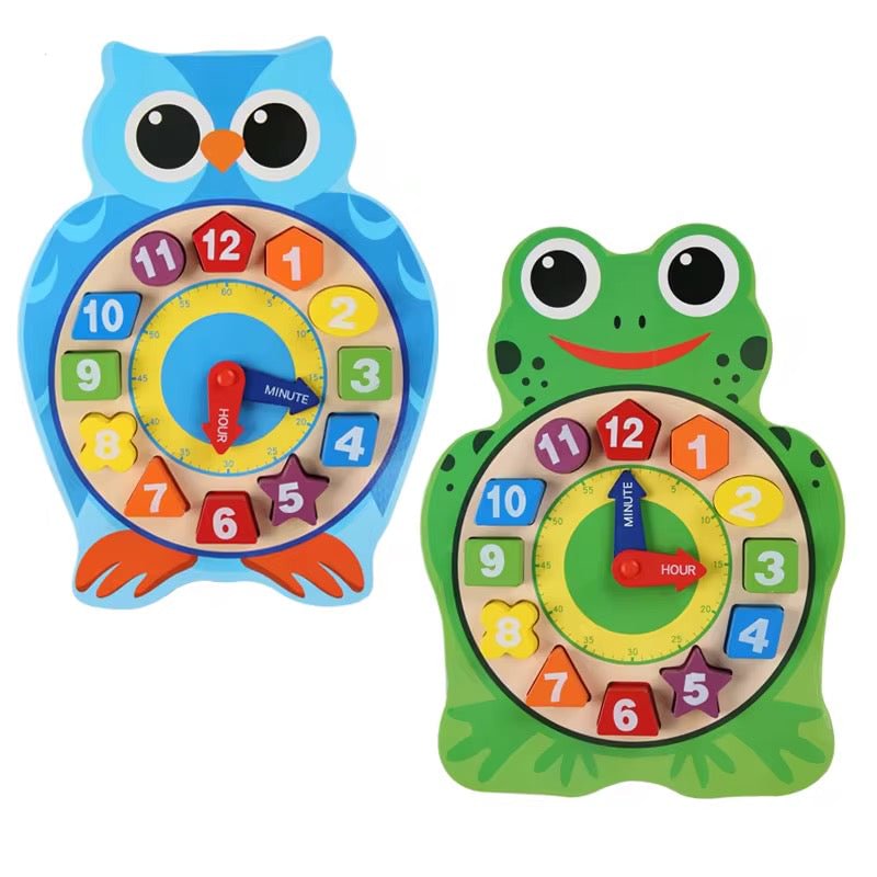 Wooden Clock Puzzle 4