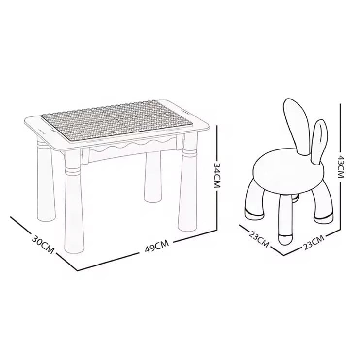 Building Table 86 pcs 3