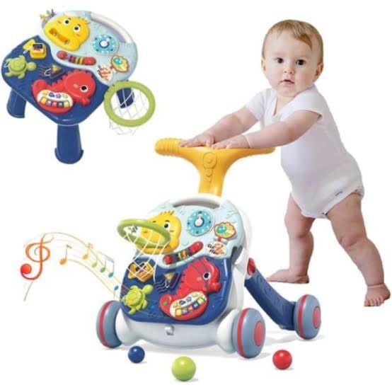 Musical baby walker and table 3 in 1 new edition 1