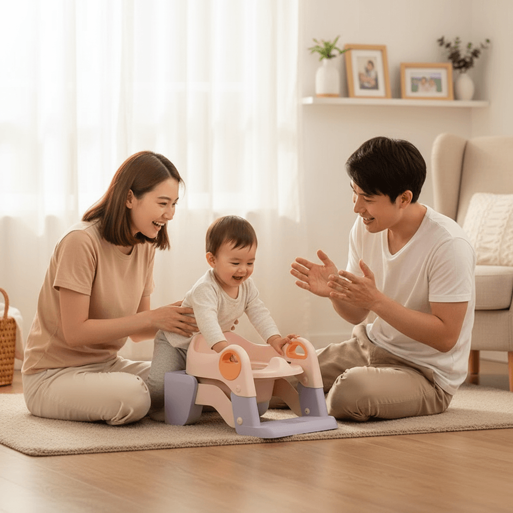 Potty training seat with a step 2x1 4