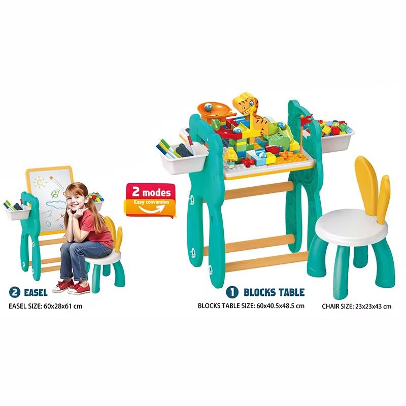 Creative Duo: Blocks & Easel Tab 104pcs 2