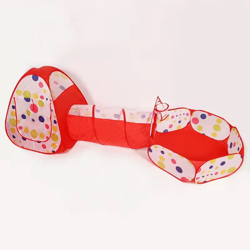 3-in-1 Foldable Play Tent & Tunnel Combo with 50 Balls 1