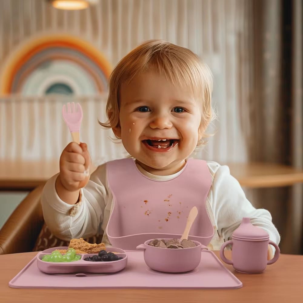 SILICONE BABY CUTLERY SET (6pcs) 1