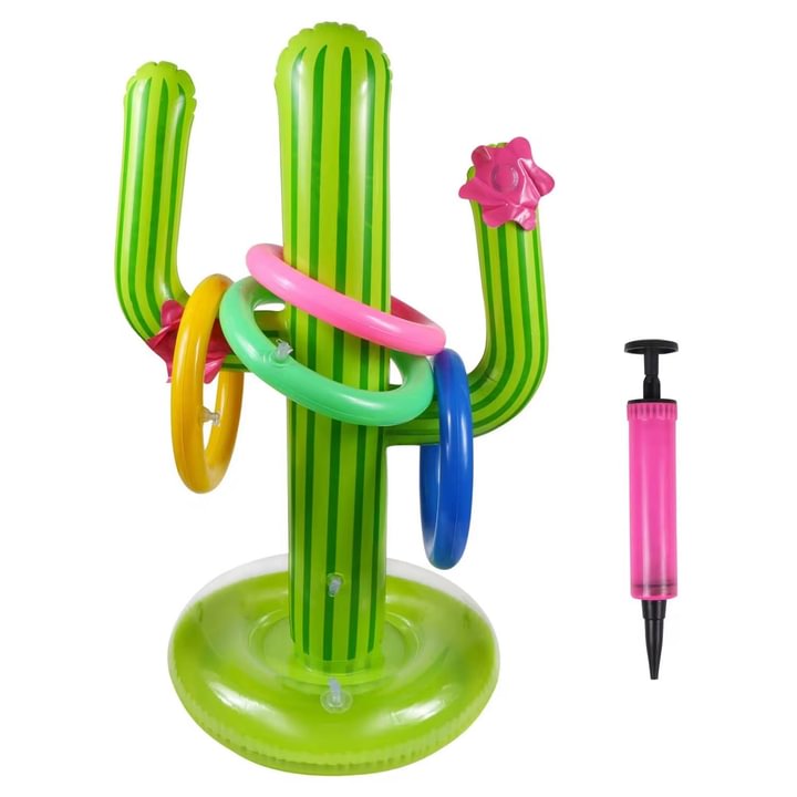 Inflatable Cactus Ring Toss Game