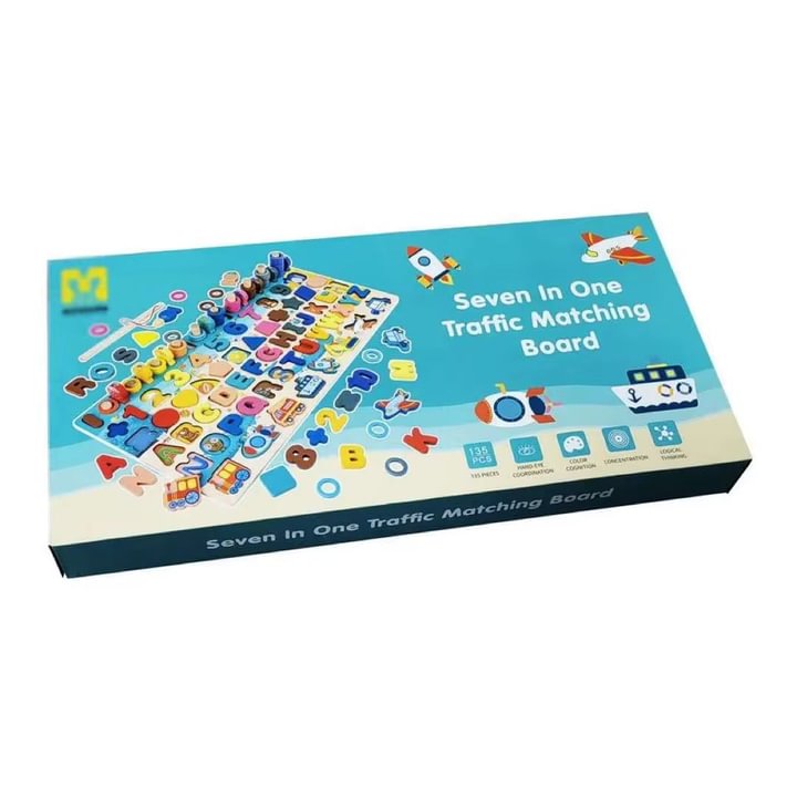 Traffic Matching puzzle Board 3