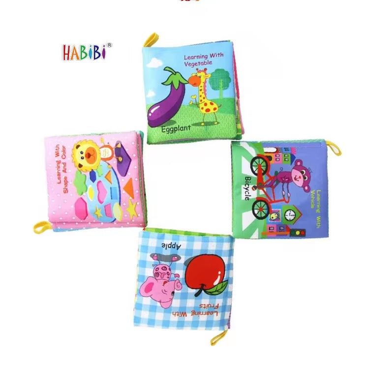 Baby Cognitive Cloth Books 1