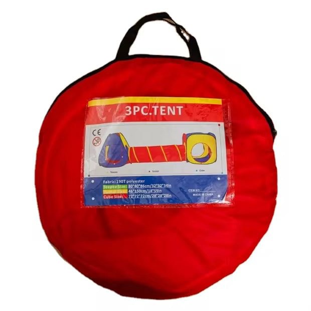 3-in-1 Foldable Play Tent & Tunnel Combo with 50 Balls 3
