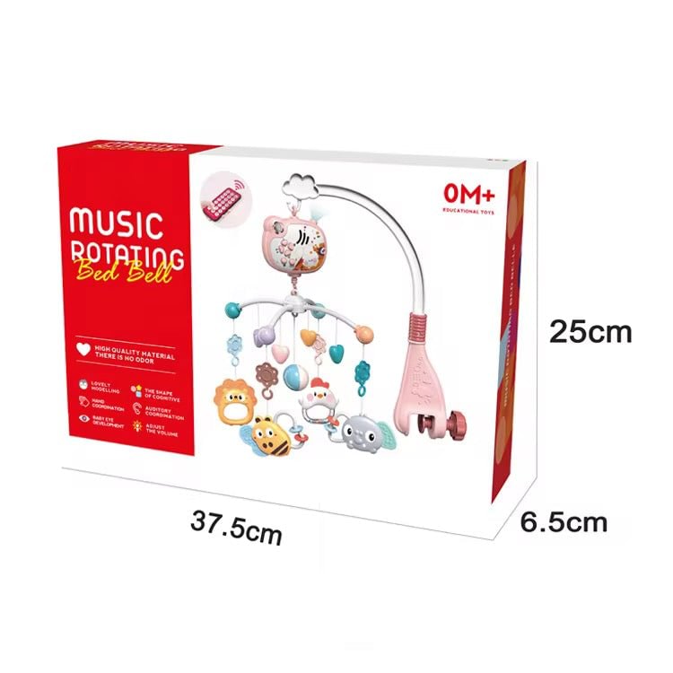 Adorable & Soothing Baby Crib Mobile – Lights, Music & Gentle Rotation 5