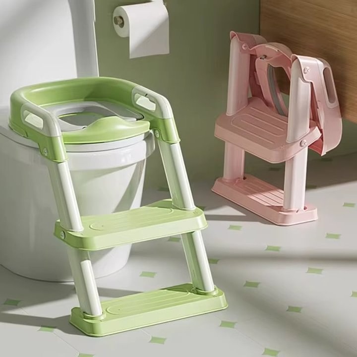 Potty training seat with a step 5