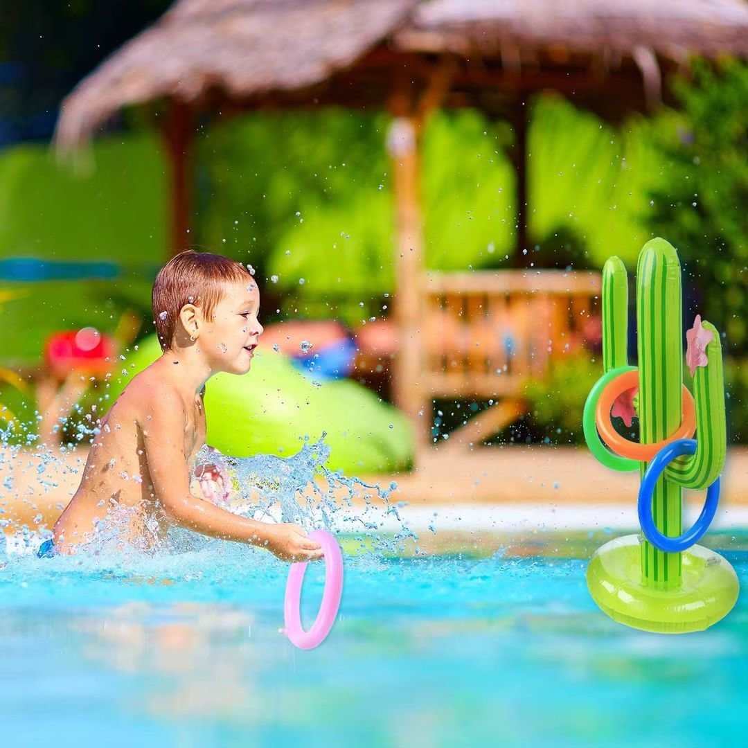 Inflatable Cactus Ring Toss Game 2