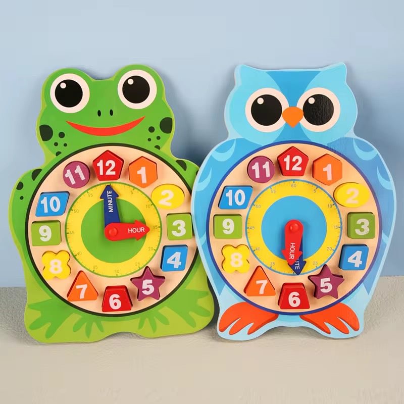 Wooden Clock Puzzle 3