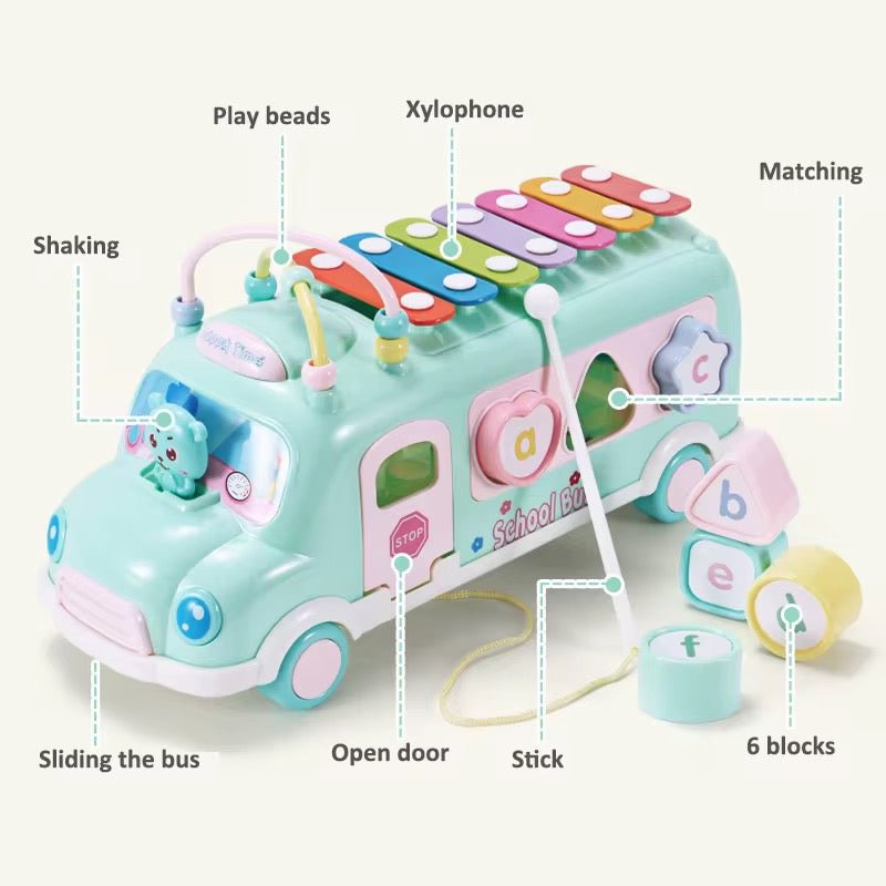Music Bus And Xylophone With Sound 2