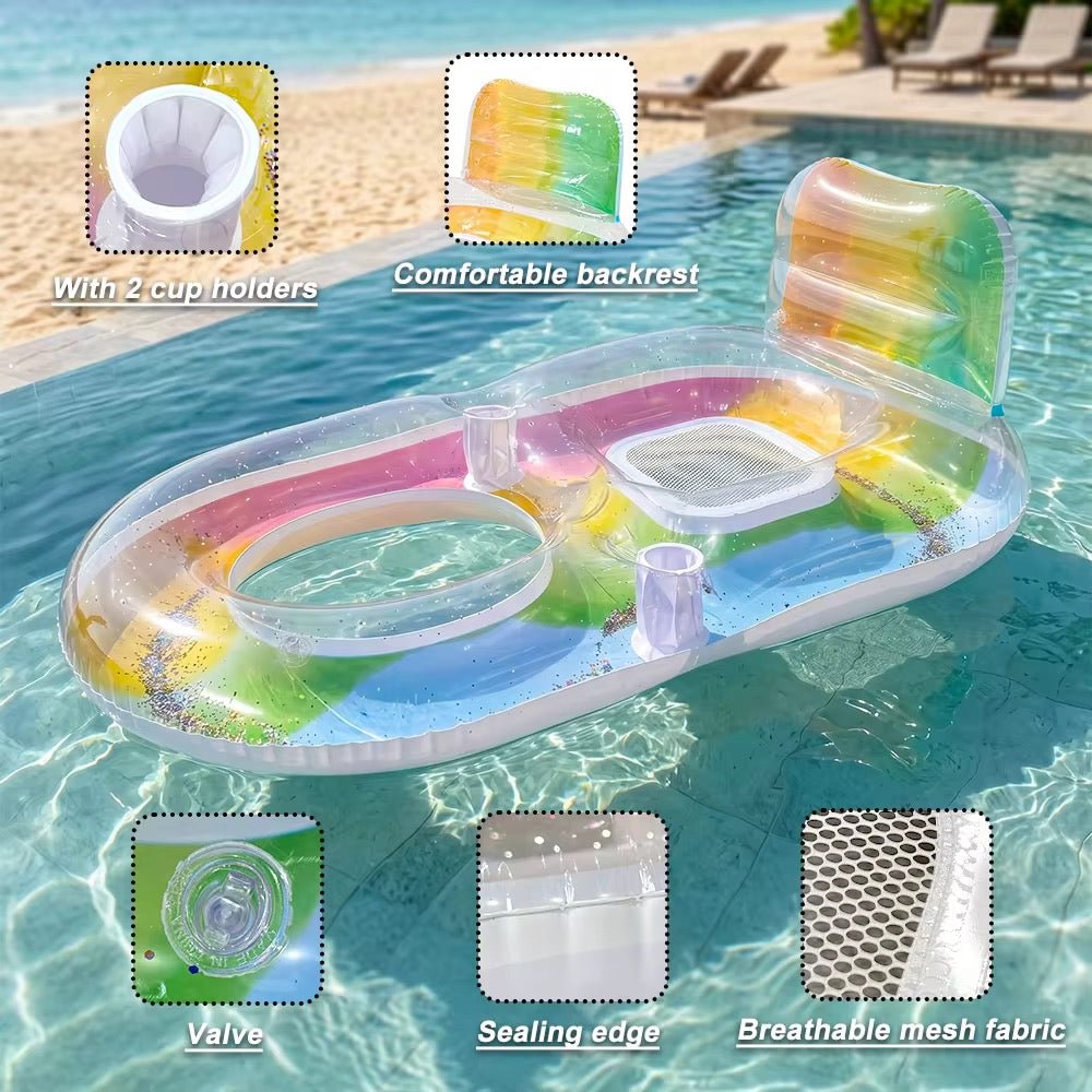 Rainbow Inflatable Lounge 1