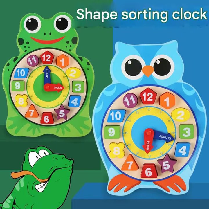 Wooden Clock Puzzle 2