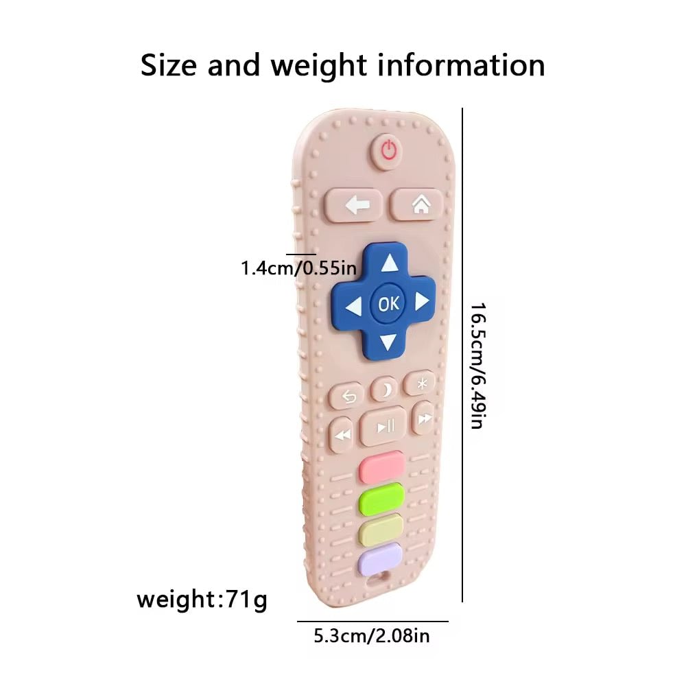 TV Remote Control Shape Teething Baby Toys 4